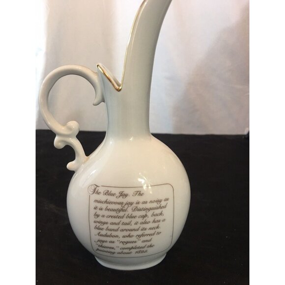 National Audubon Society Porcelain Collection Pitcher “The BlueJay” Exc Cond - Picture 2 of 7
